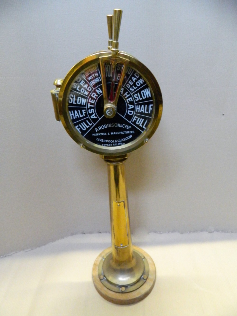 Ships telegraph - A Robinson Liverpool & Glasgow