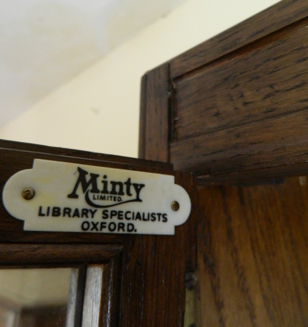 tall oak stacking bookcase - Minty Of Oxford View VII