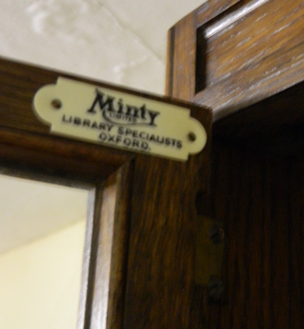 tall oak stacking bookcase - Minty Of Oxford View IV