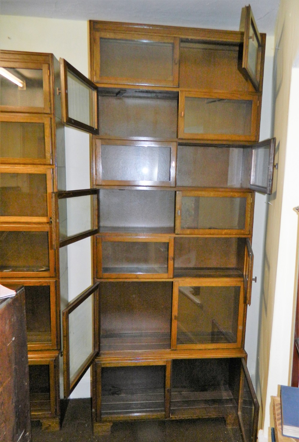 tall oak stacking bookcase - Minty Of Oxford View V