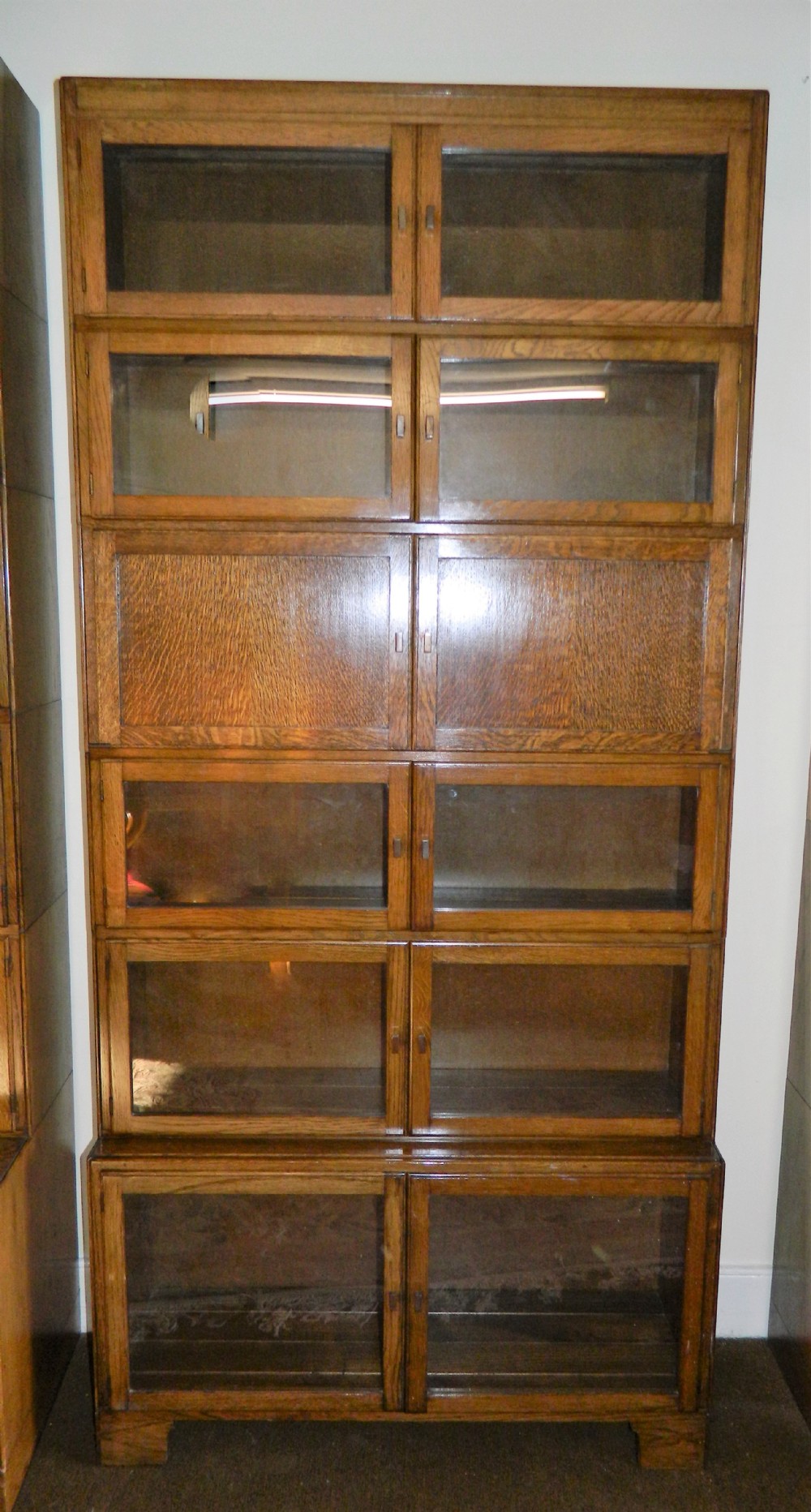 tall oak stacking bookcase - Minty Of Oxford