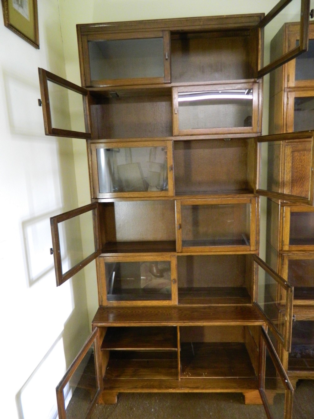 tall oak stacking bookcase - Minty Of Oxford View IV