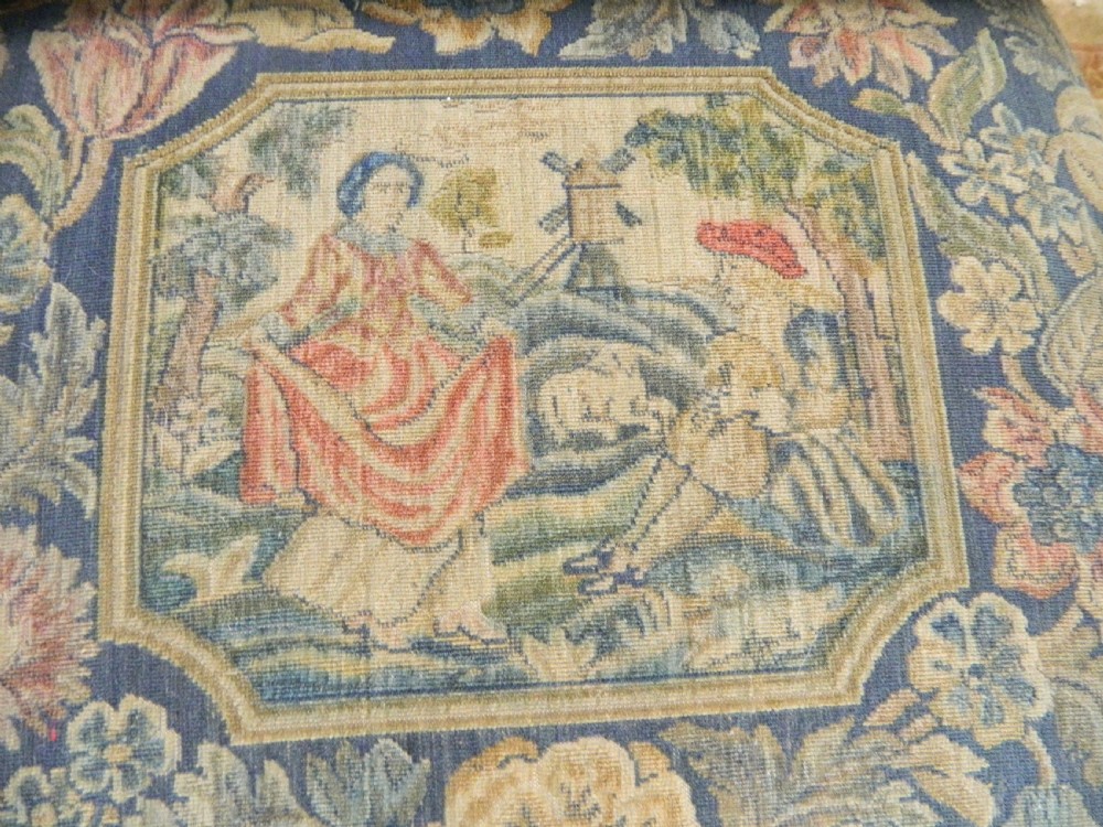 large pair of tapestry armchairs View VIII