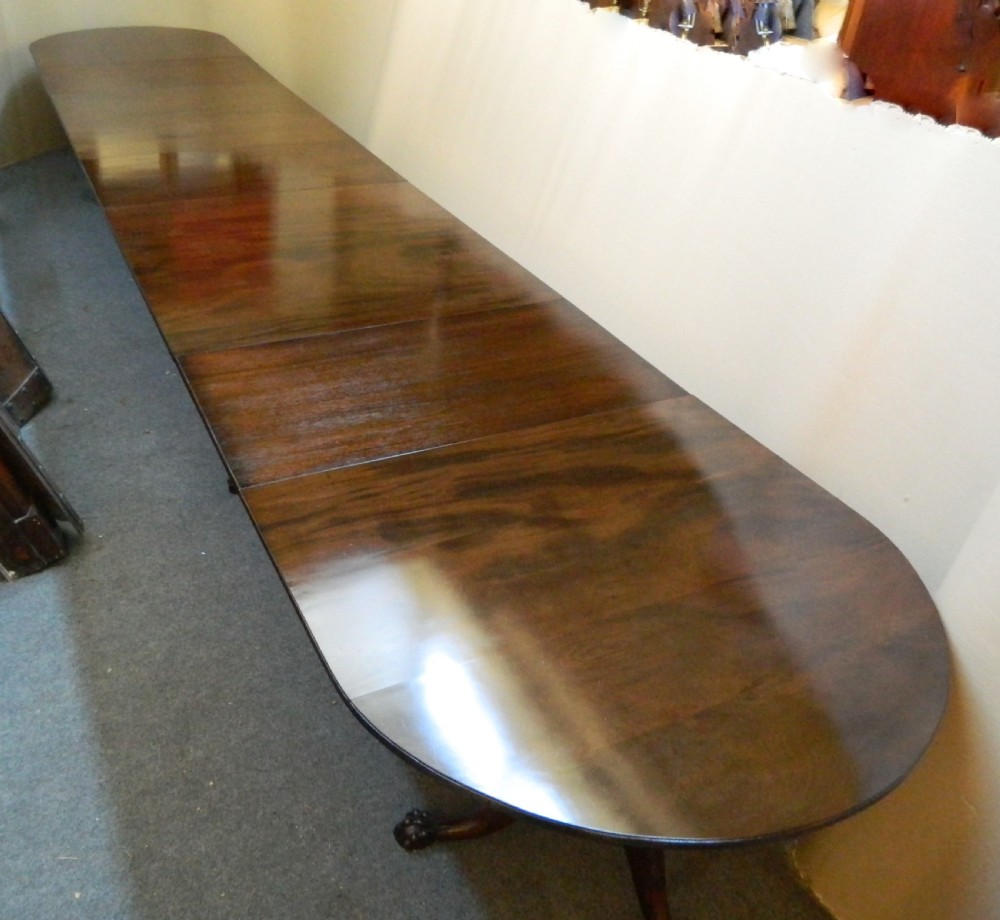 very large mahogany dining table View II