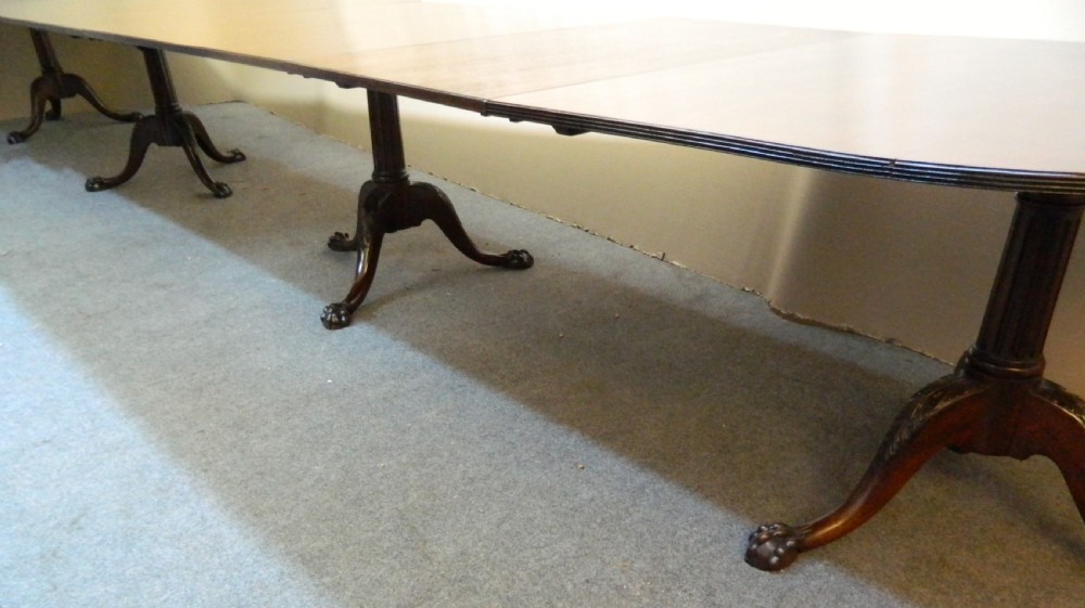 very large mahogany dining table View III