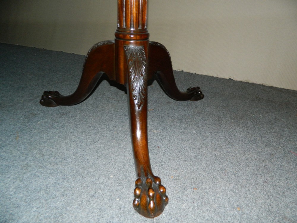 very large mahogany dining table View IV