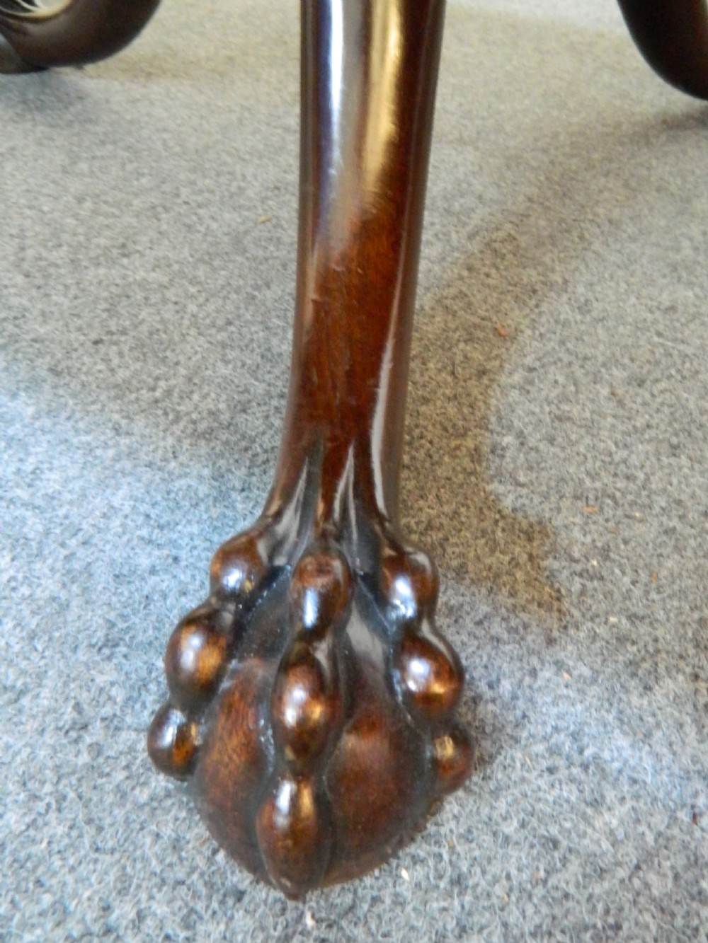 very large mahogany dining table View VII