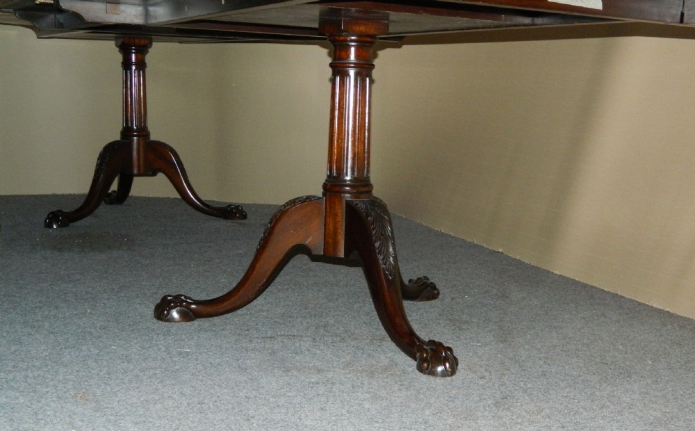 very large mahogany dining table View VIII
