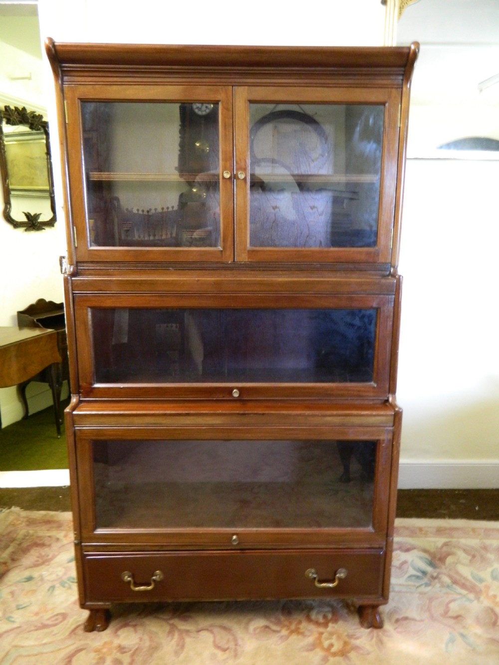 mahogany stacking bookcase - Gunn View II