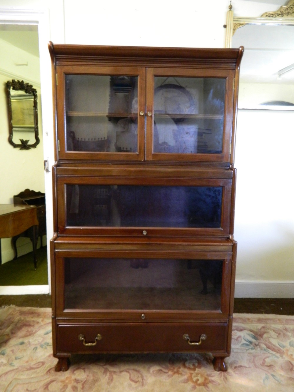 mahogany stacking bookcase - Gunn View VI