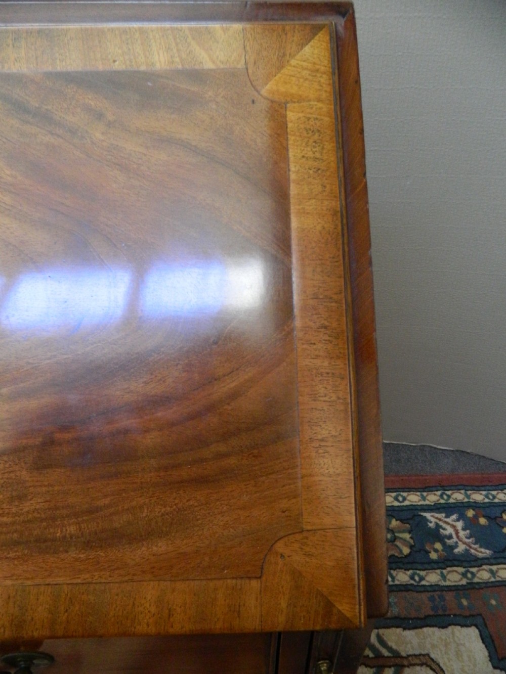 Georgian mahogany bureau View IV