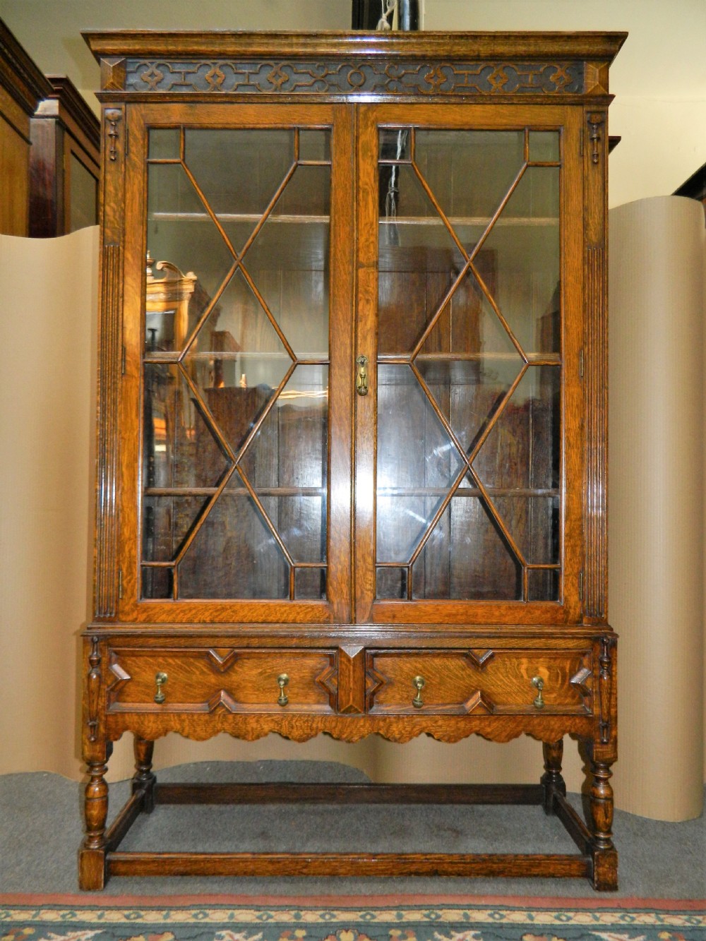 oak bookcase
