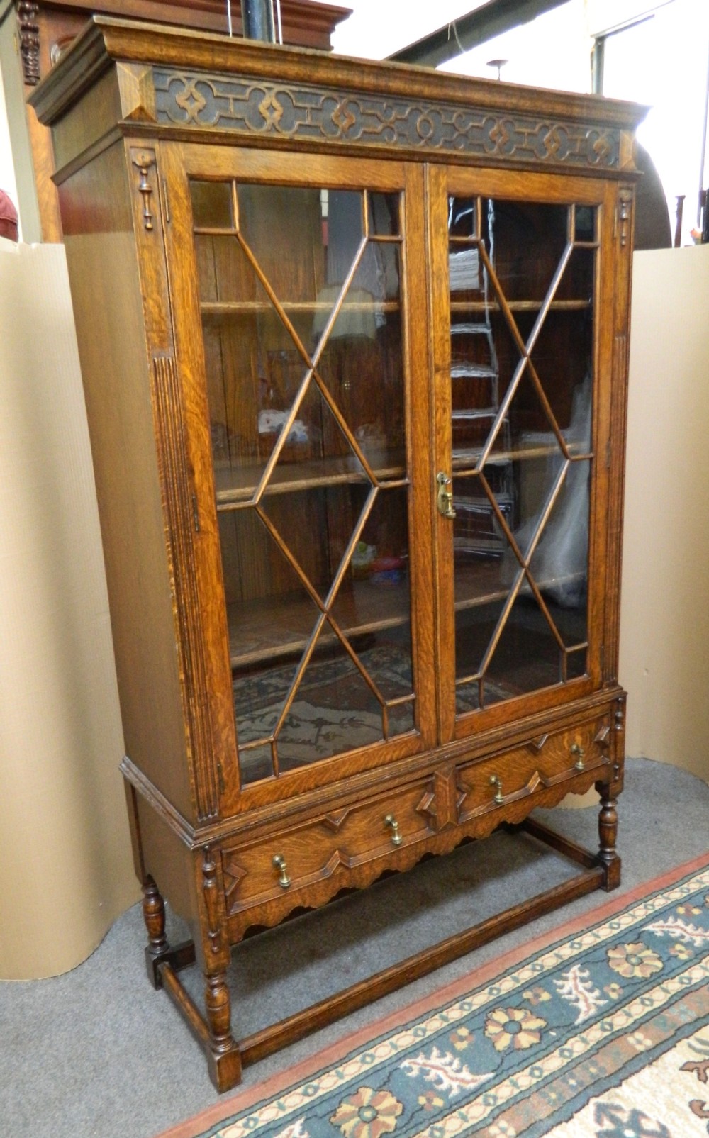 oak bookcase View II