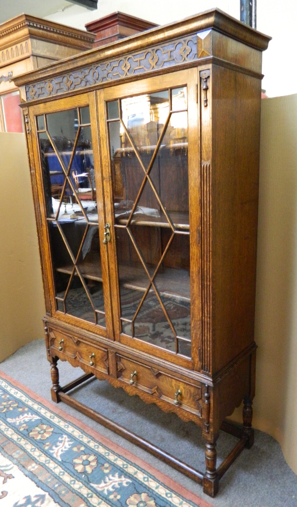 oak bookcase View III