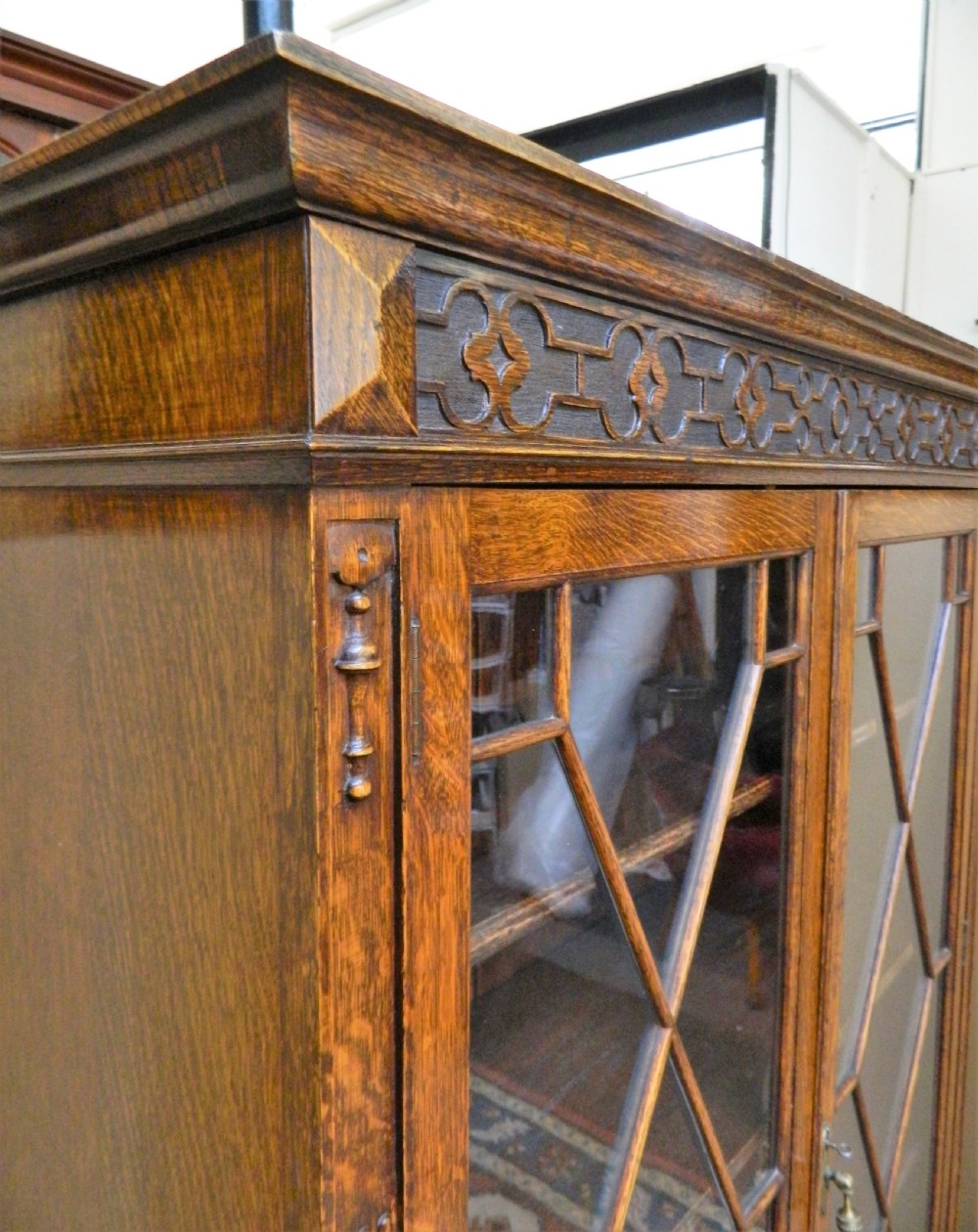 oak bookcase View VI