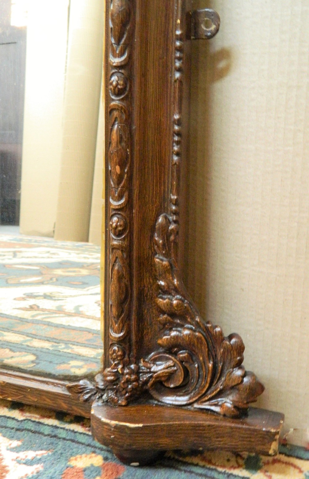 large overmantel mirror View V