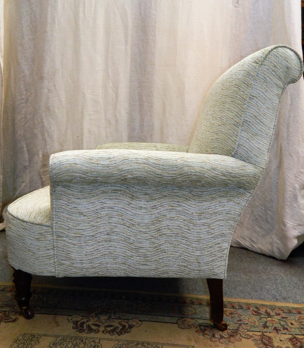 19th century low armchair View II