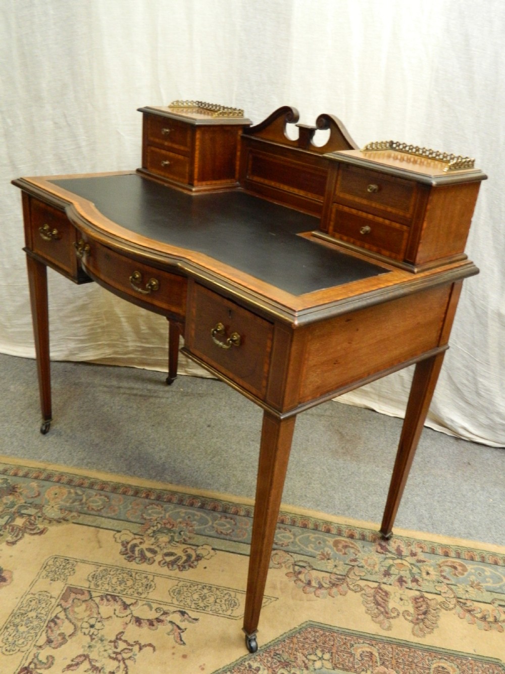 mahogany writing desk View IV