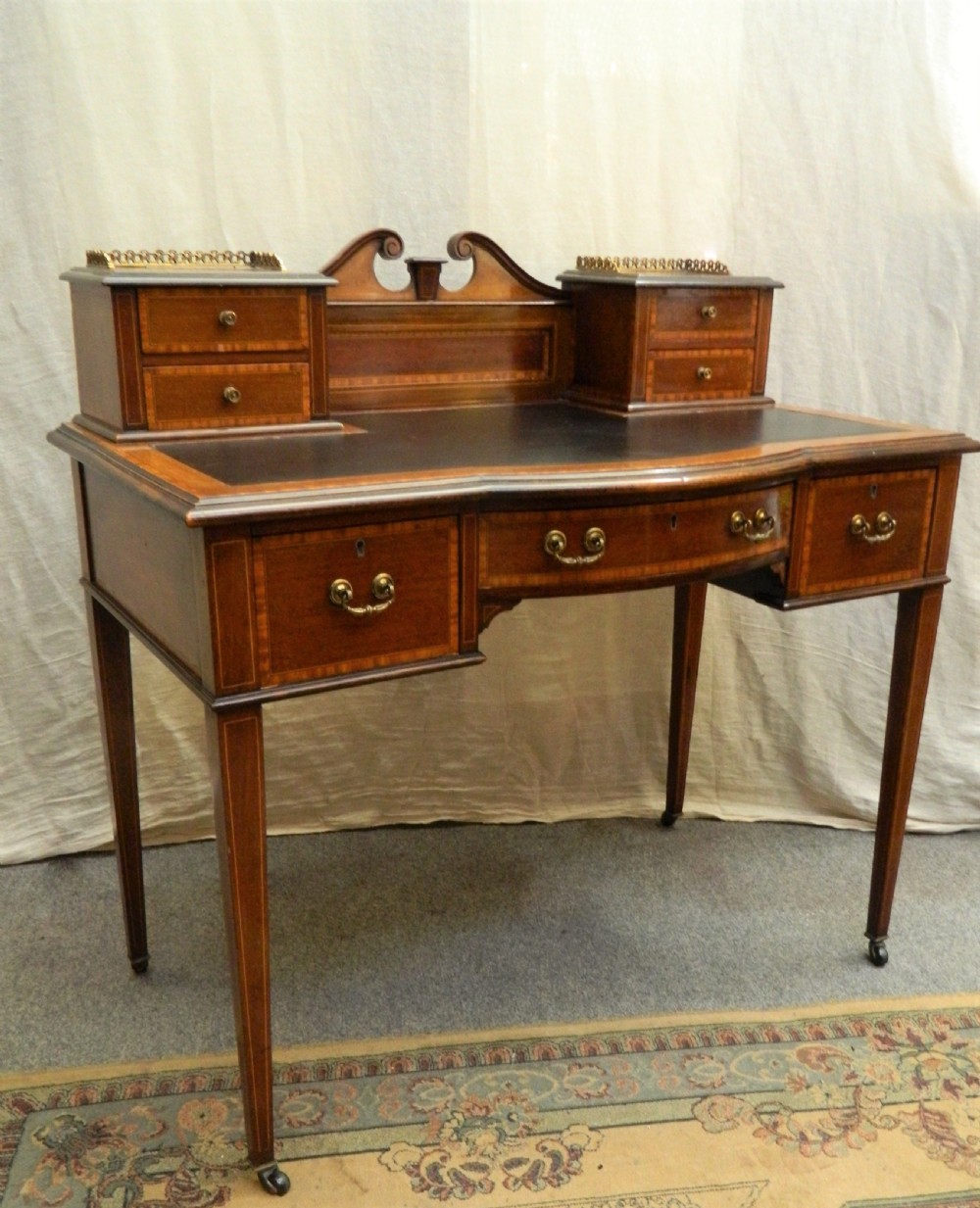 mahogany writing desk View V