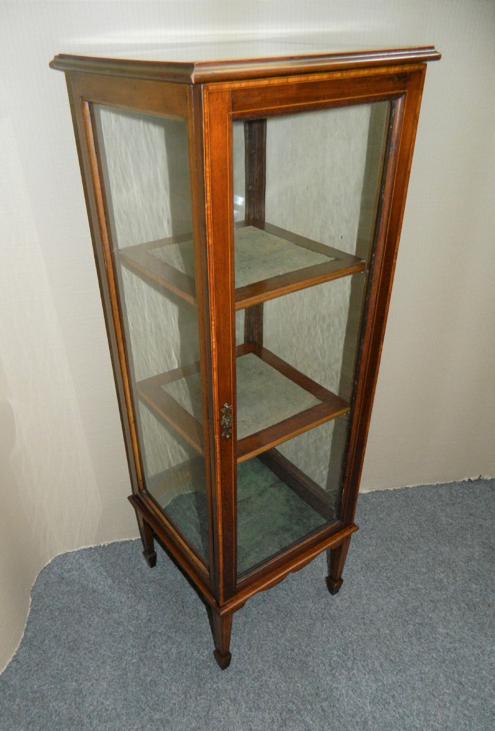 Inlaid mahogany display cabinet View II