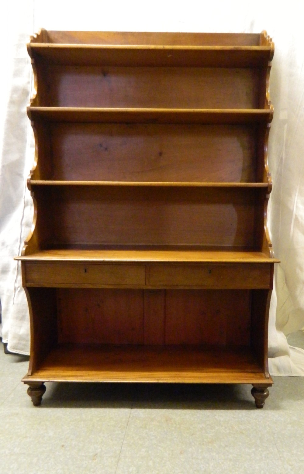 mahogany waterfall bookcase View V