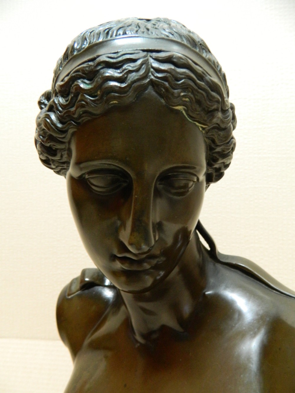 19th century bronze bust View III