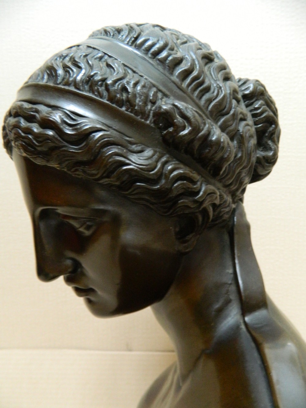 19th century bronze bust View IV