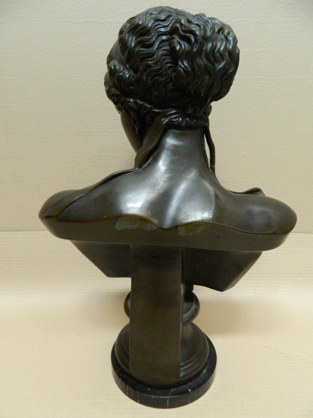 19th century bronze bust View V