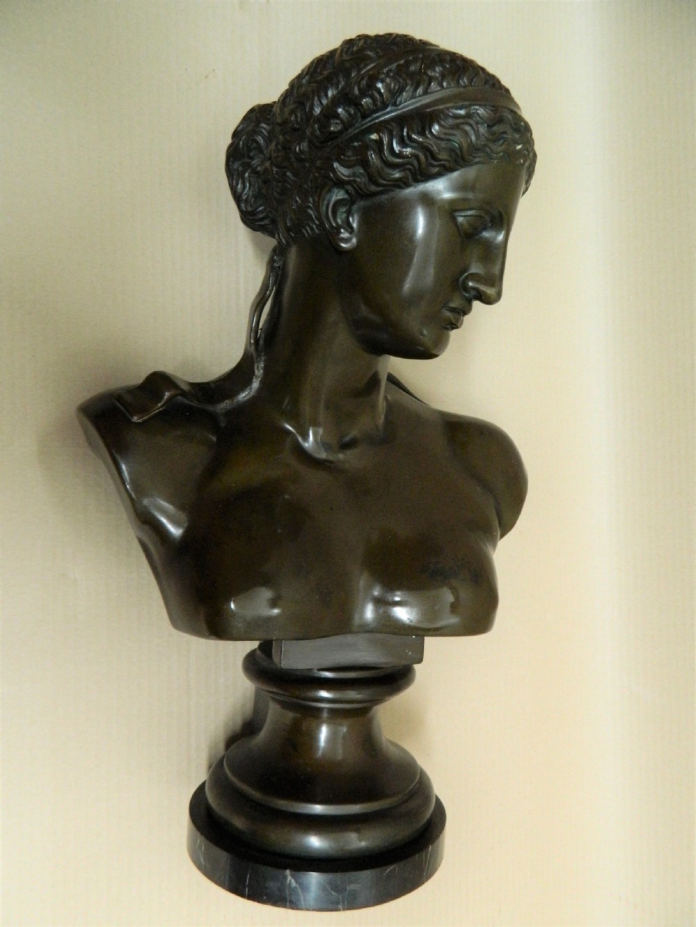 19th century bronze bust View VIII
