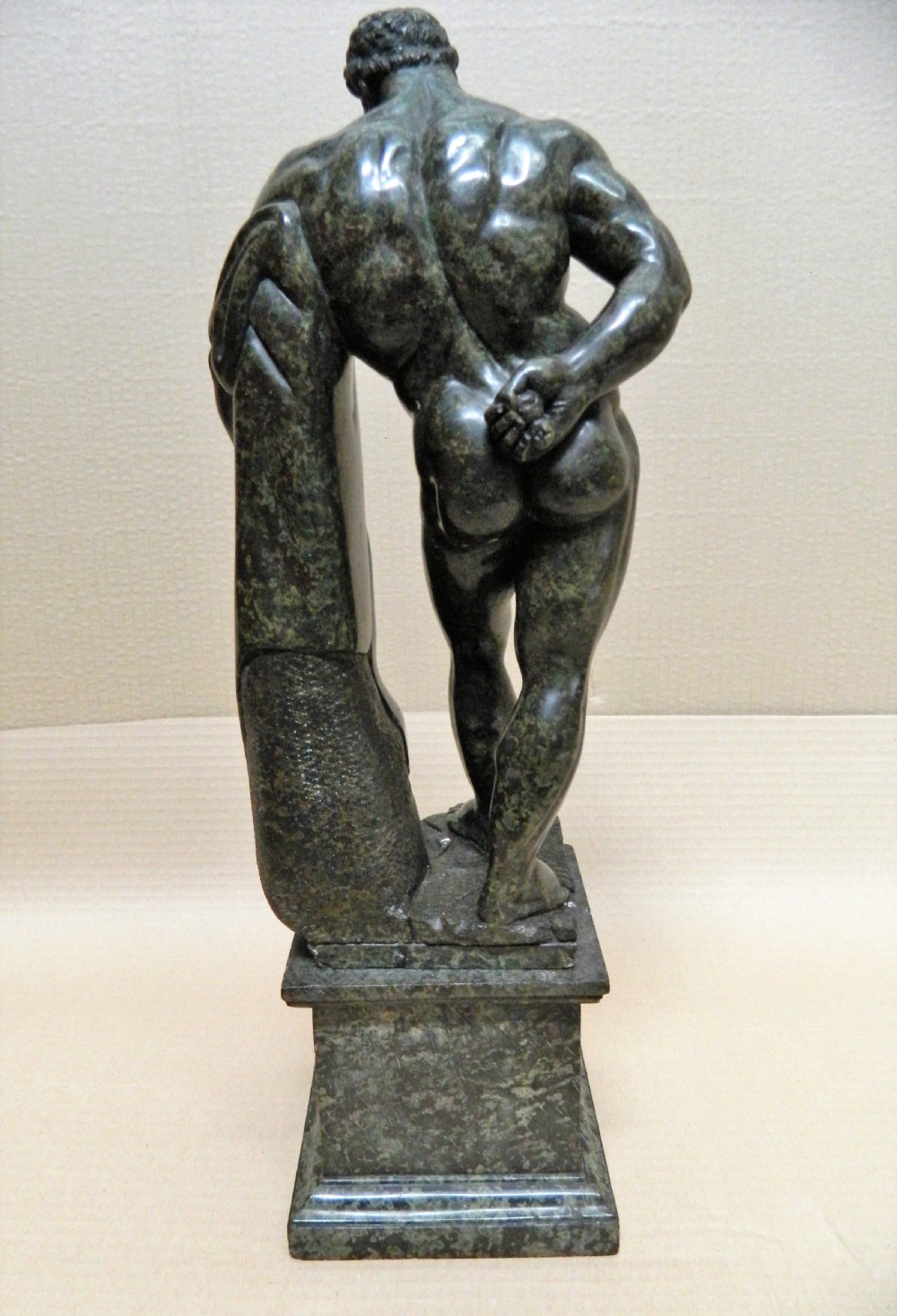 Verde Antico sculpture of Hercules View IV