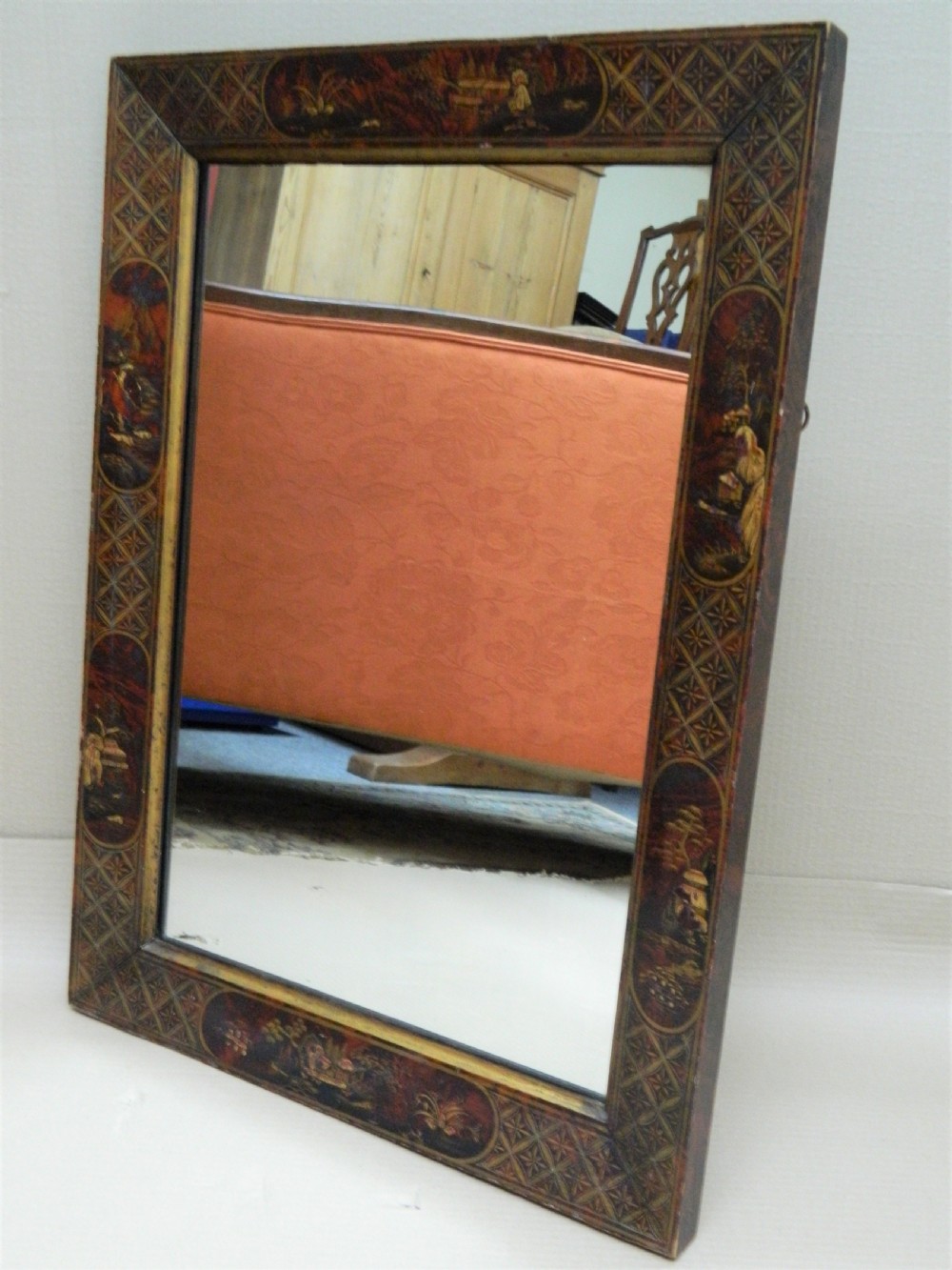 large chinoiserie wall mirror View V