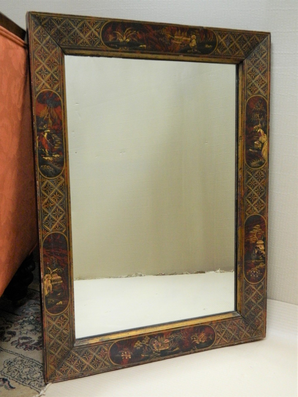 large chinoiserie wall mirror View VI