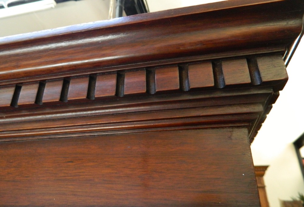 large mahogany bookcase / display cabinet View VI