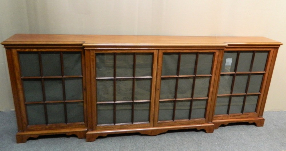large mahogany bookcase View II