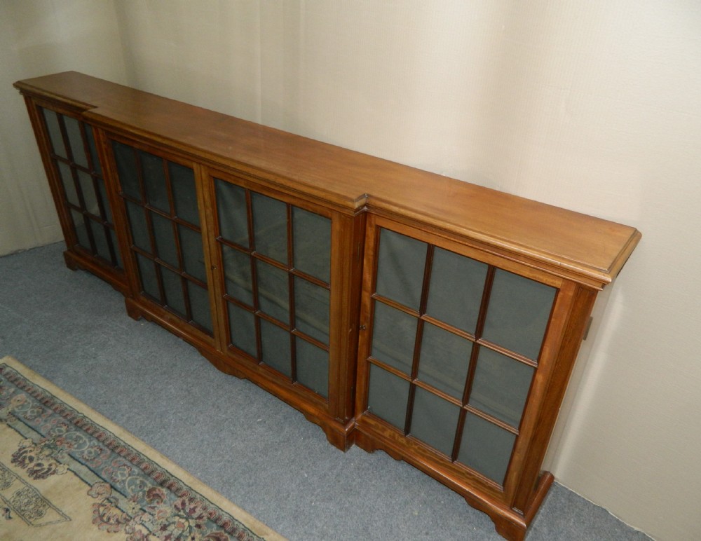 large mahogany bookcase View IV