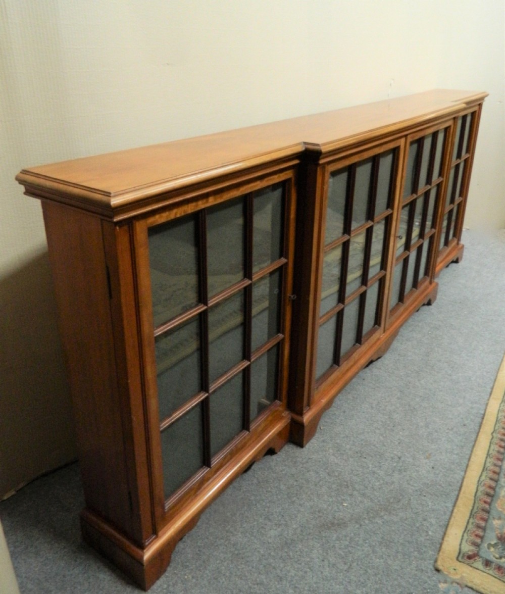 large mahogany bookcase View V