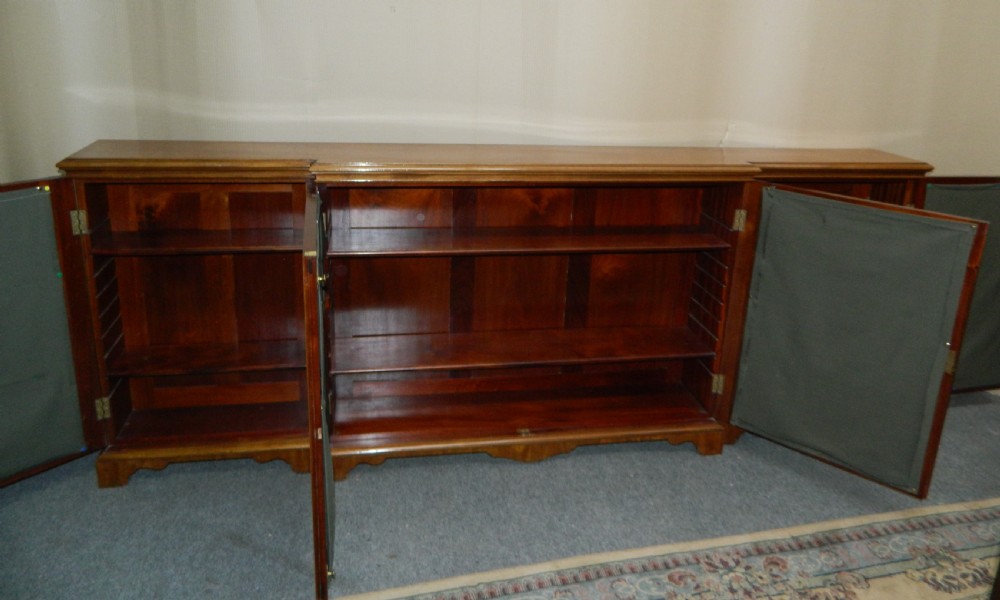 large mahogany bookcase View VII