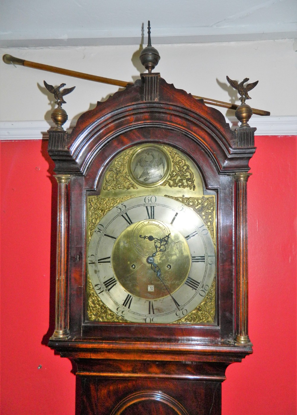 mahogany longcase clock - Timewell of London View II