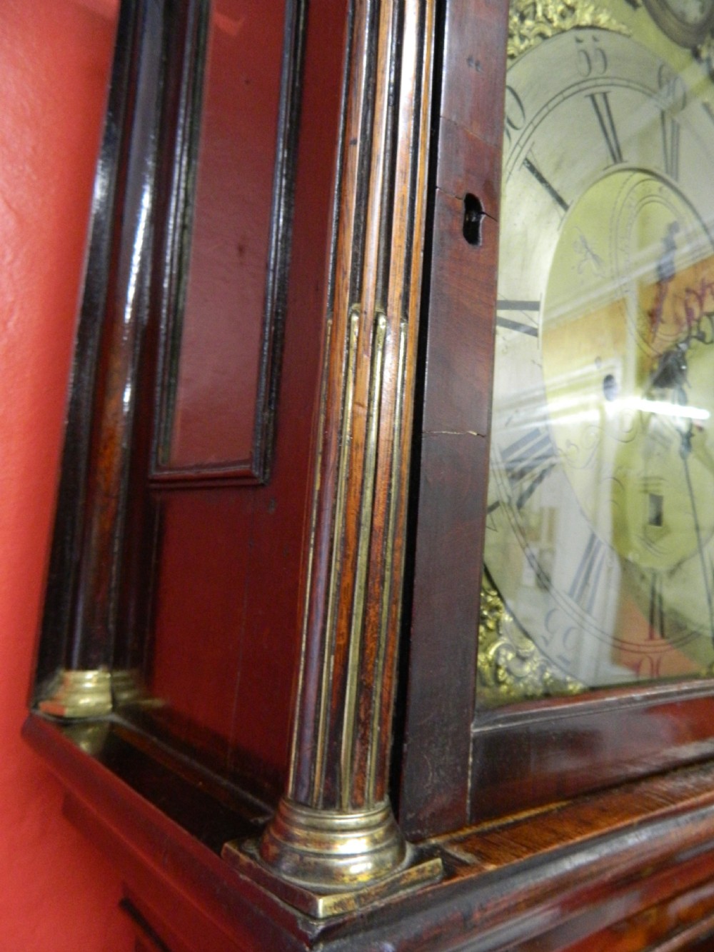mahogany longcase clock - Timewell of London View VII