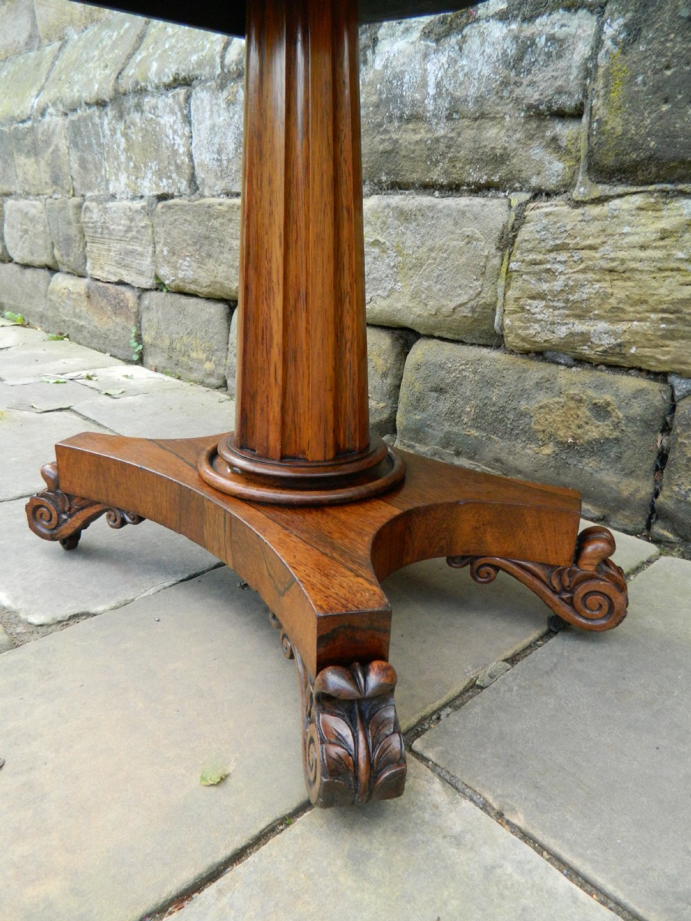 Rosewood card table View V