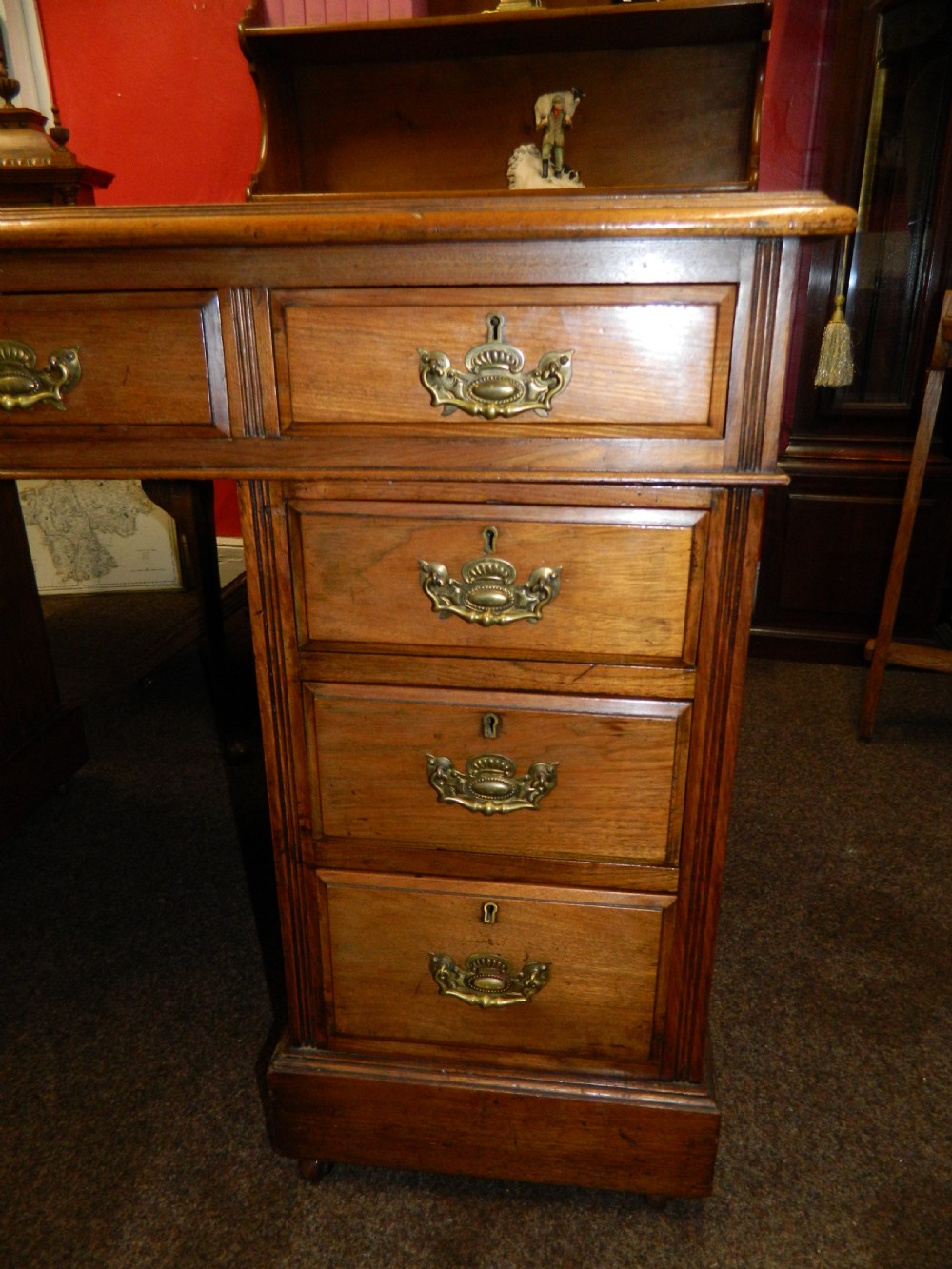mahogany desk View III