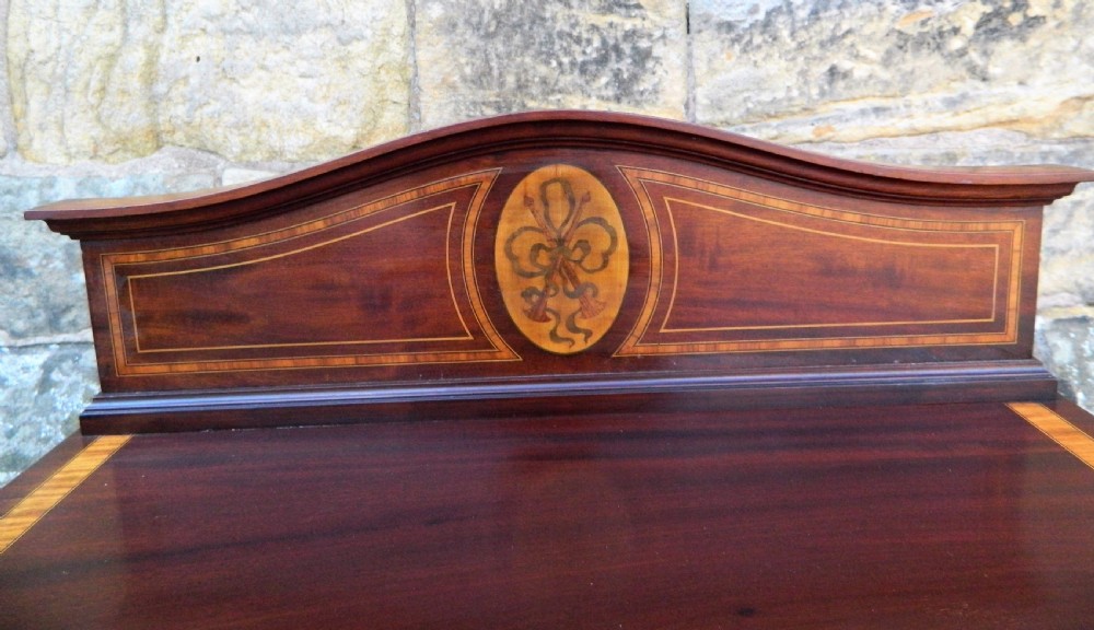 mahogany inlaid music cabinet View III