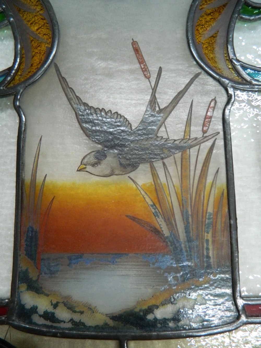 stained glass window panel View VI