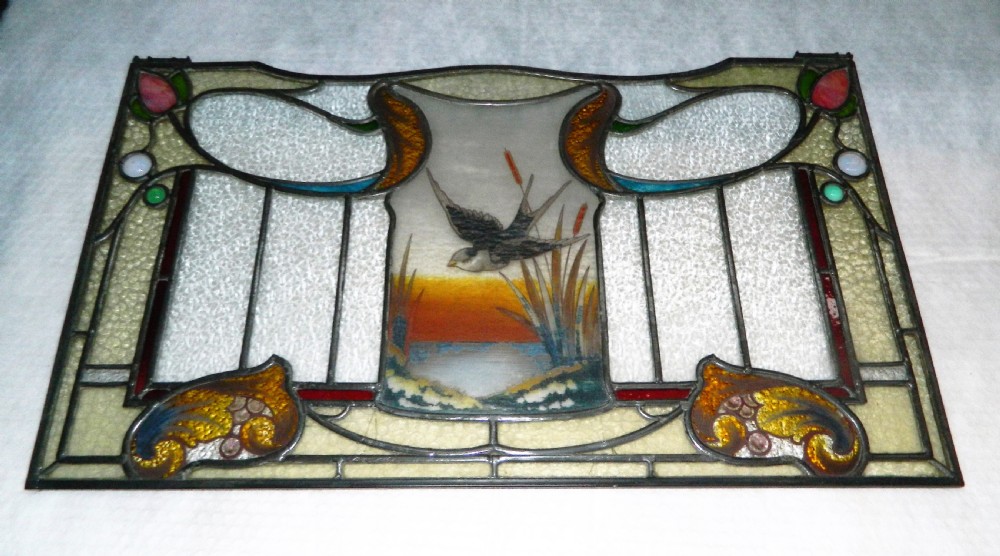 stained glass window panel View VII