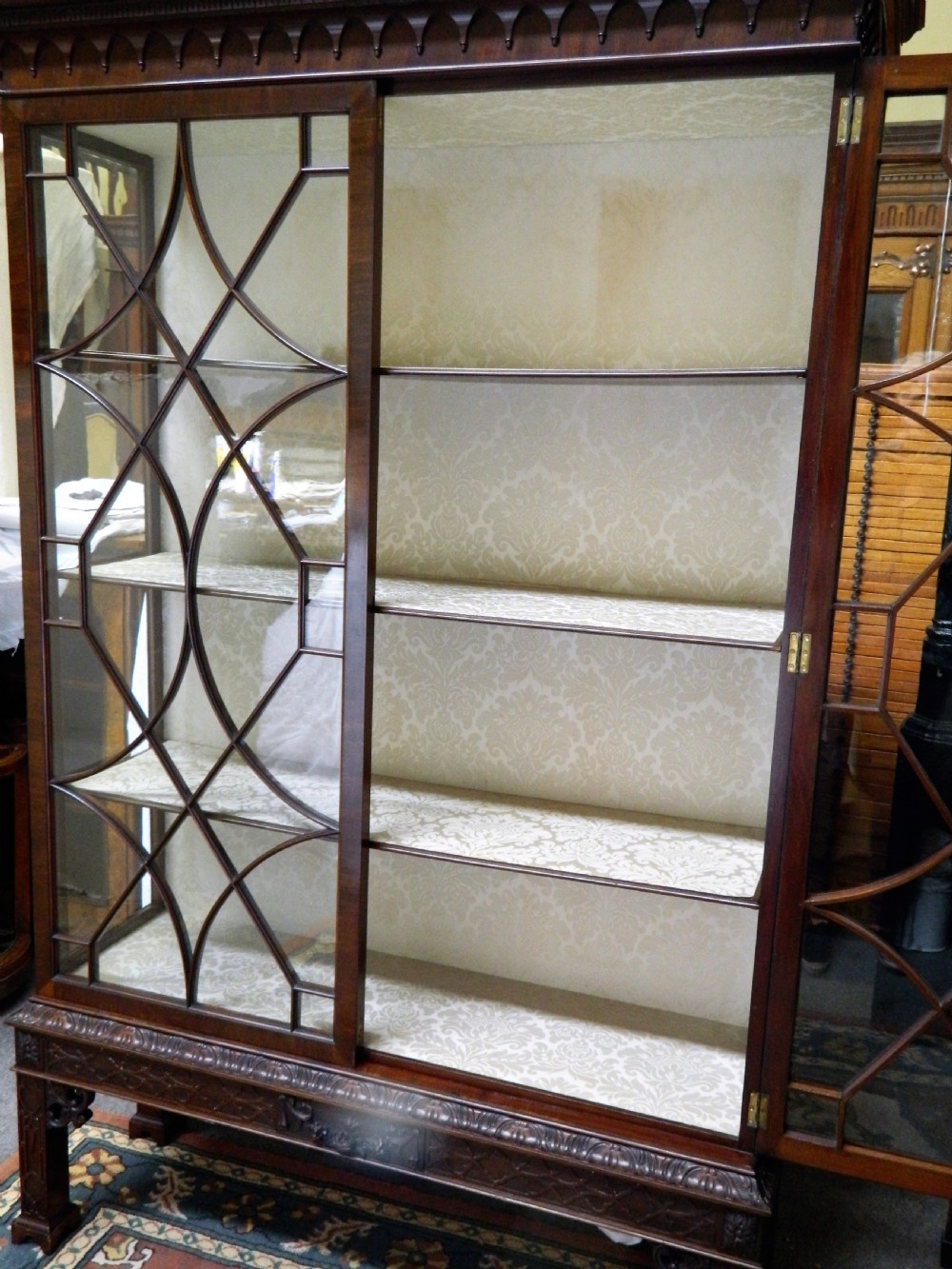 large mahogany display cabinet View VII