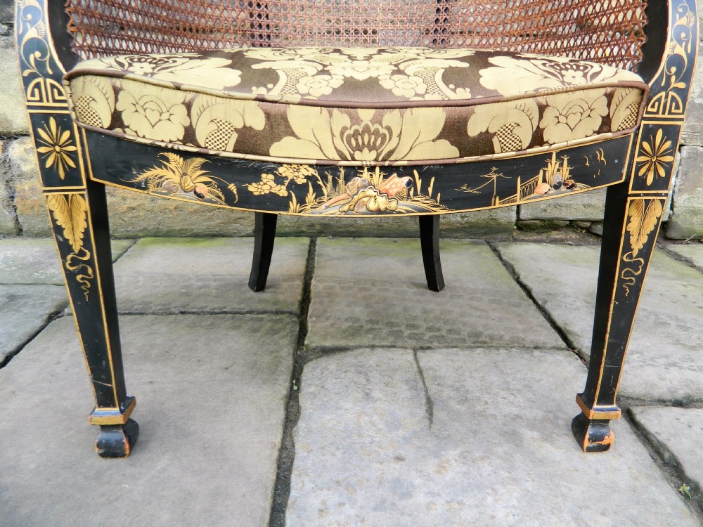 Chinoiserie tub chair View IV