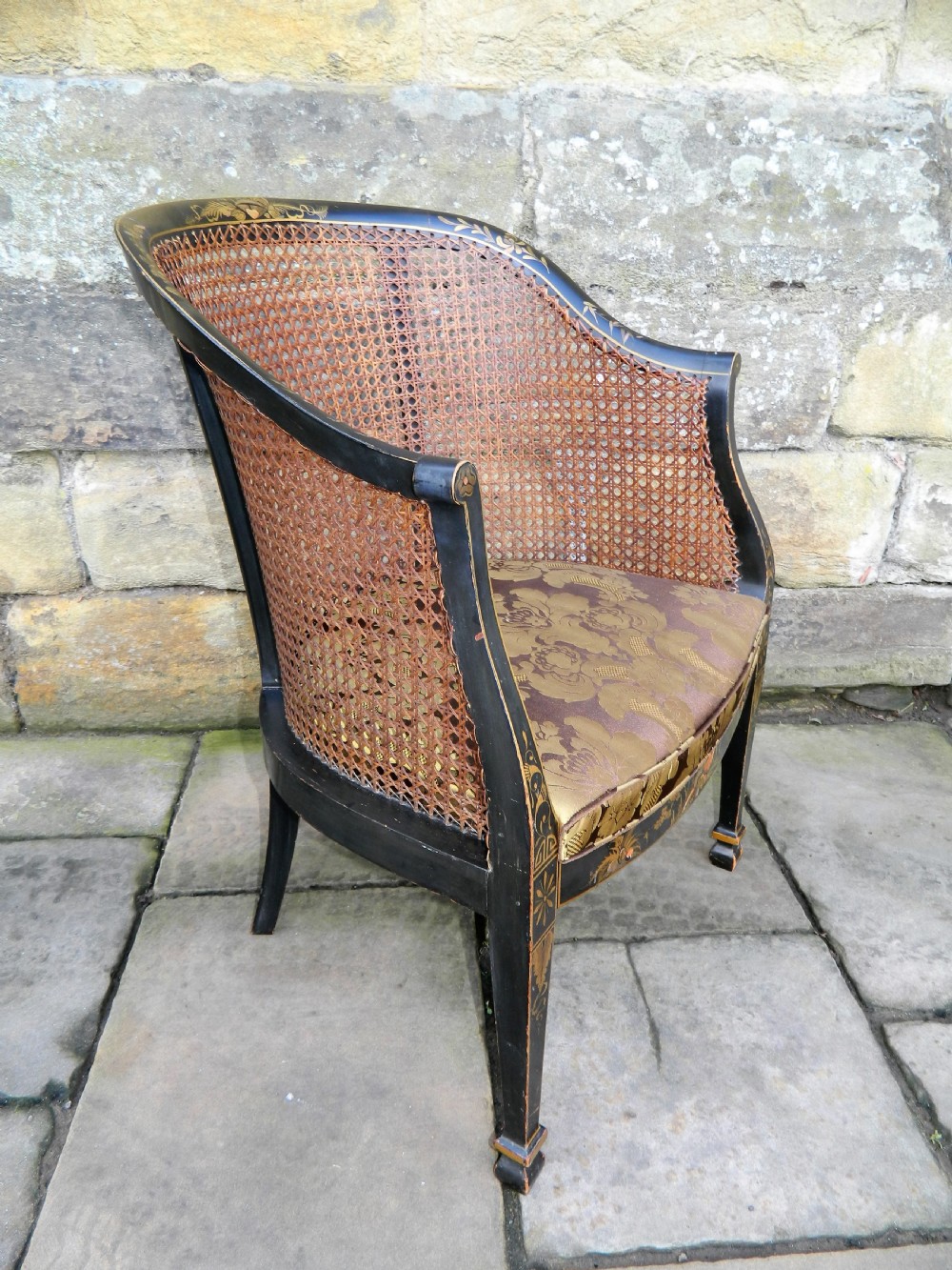 Chinoiserie tub chair View V