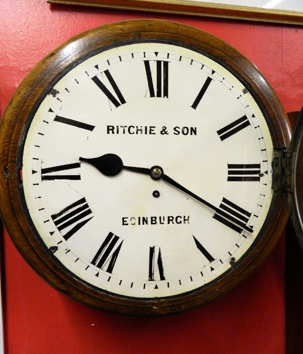 large dial wall clock - Ritchie of Edinburgh View II