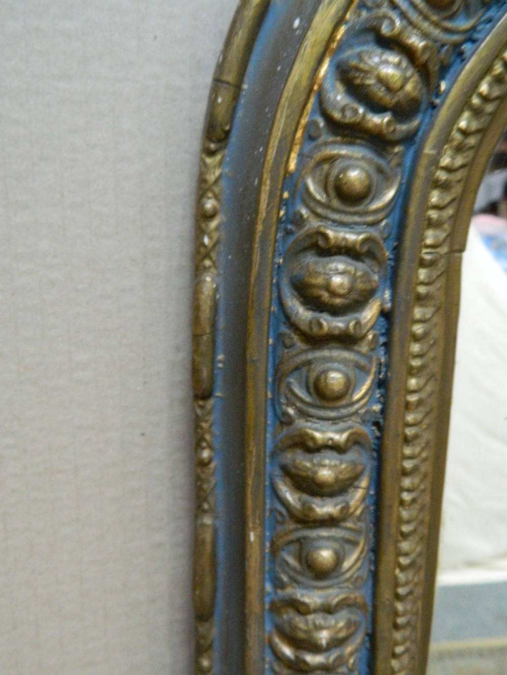 large gilt overmantel mirror View VII