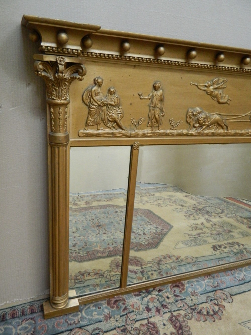 gilt overmantel mirror View II